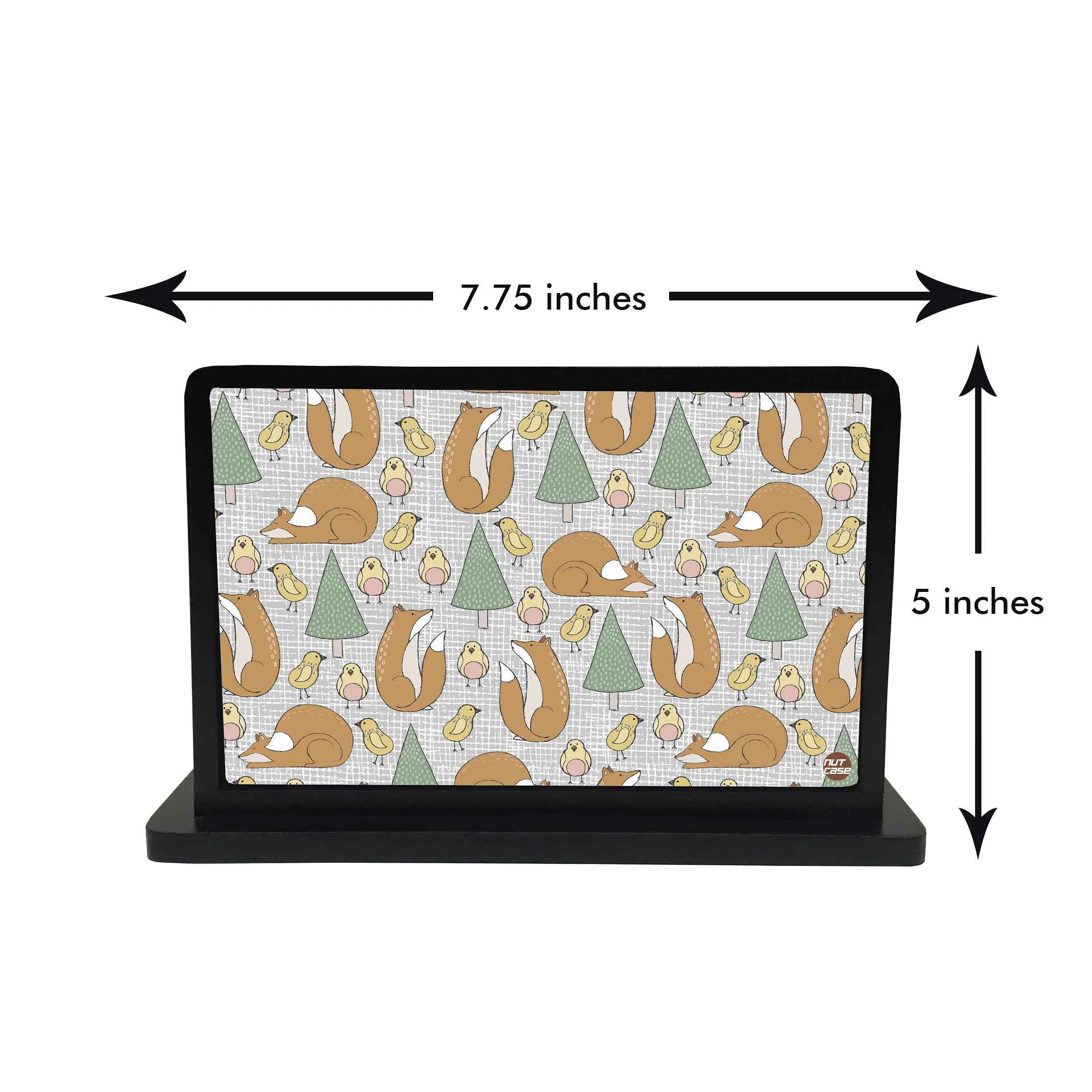 Tissue Holder Paper Napkin Stand -  VINTAGE WOODS