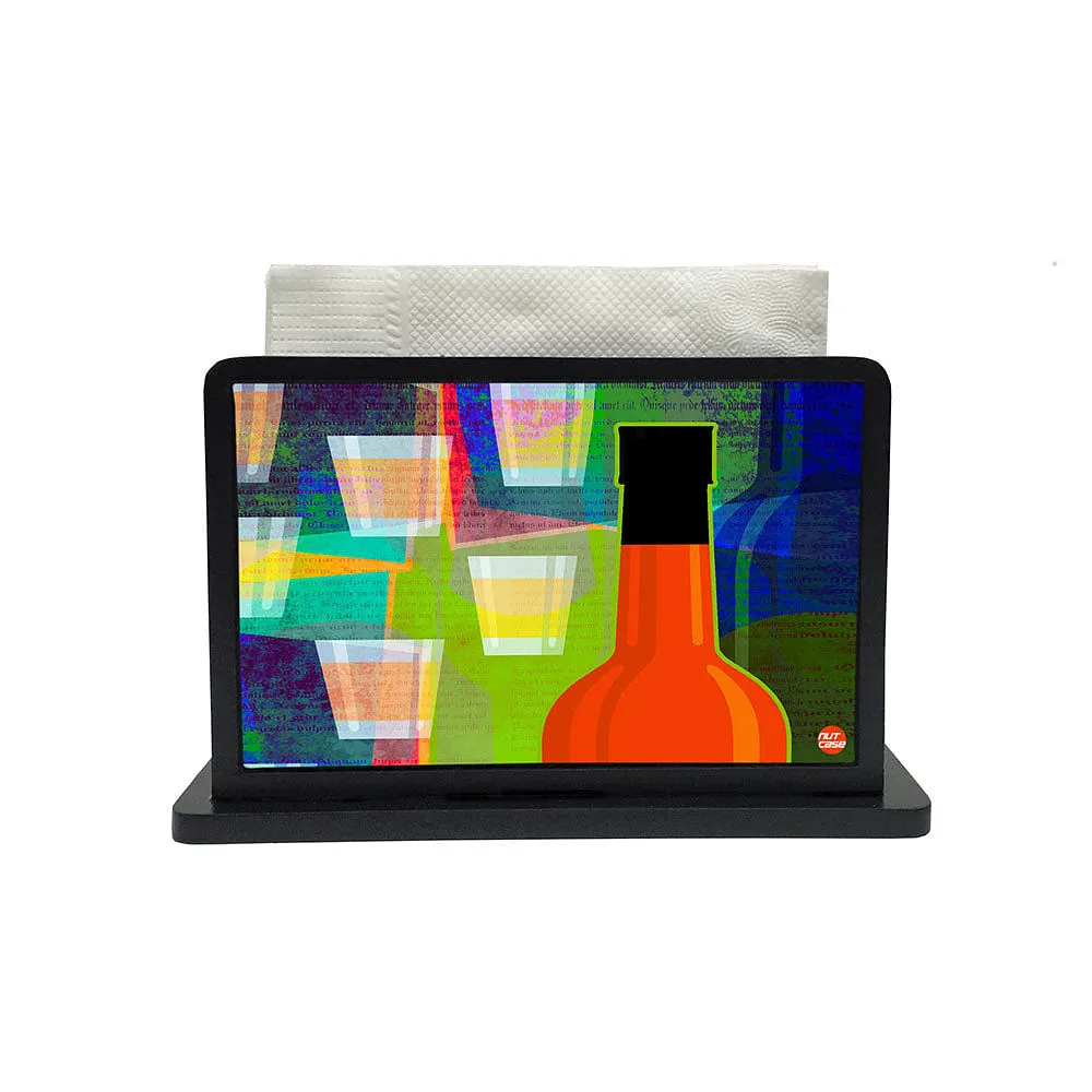 Tissue Holder Paper Napkin Stand - Wine Bottle