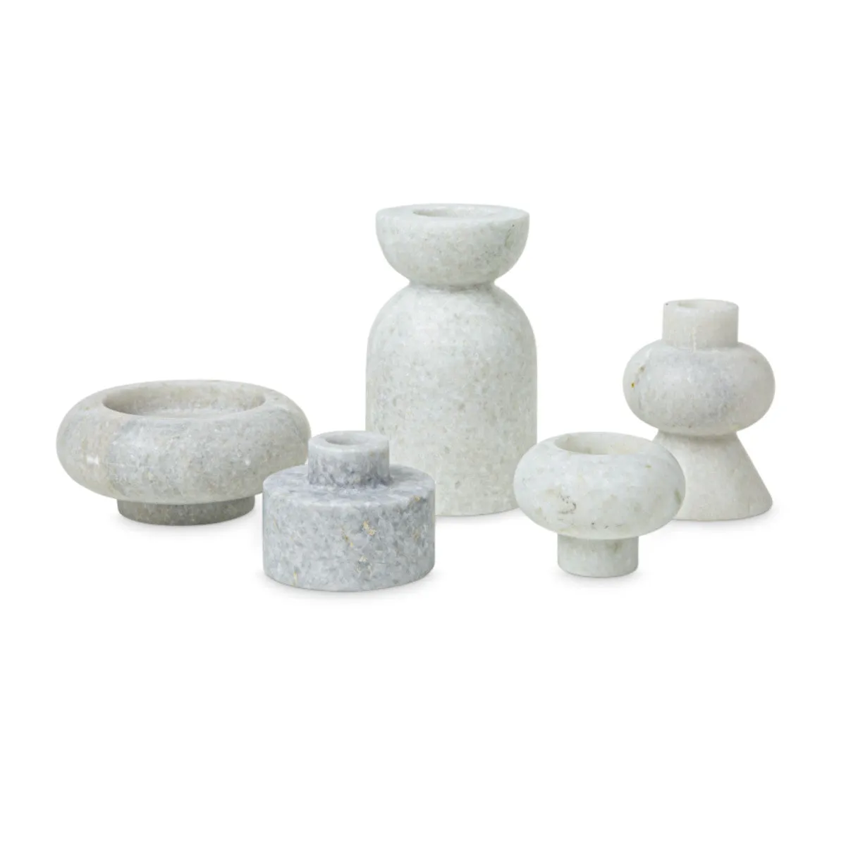 Tom Dixon Stone Stacking Candleholder White