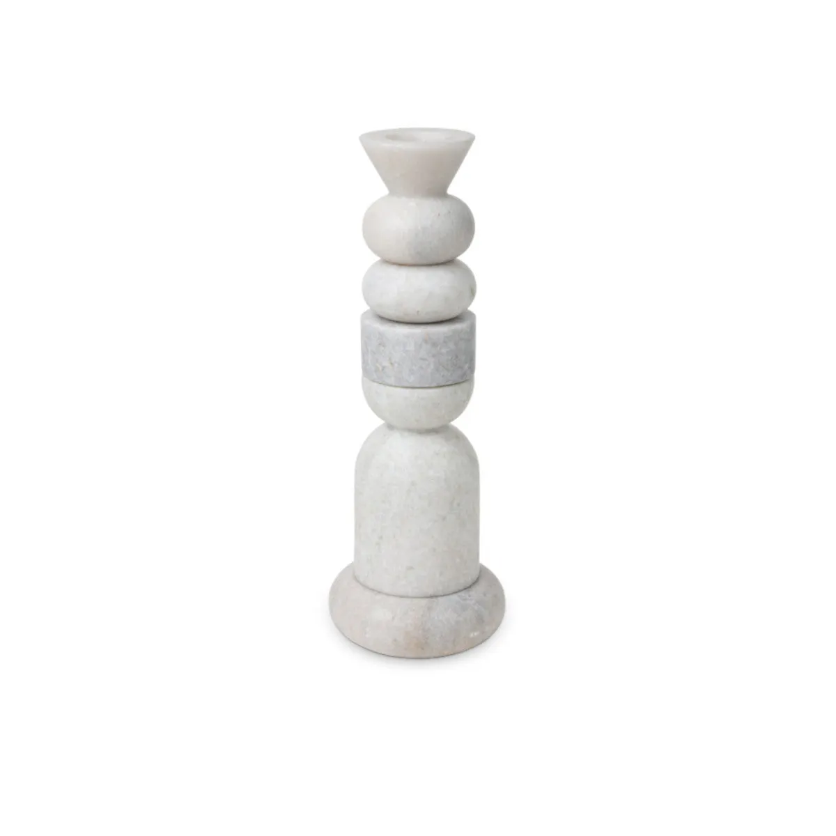 Tom Dixon Stone Stacking Candleholder White