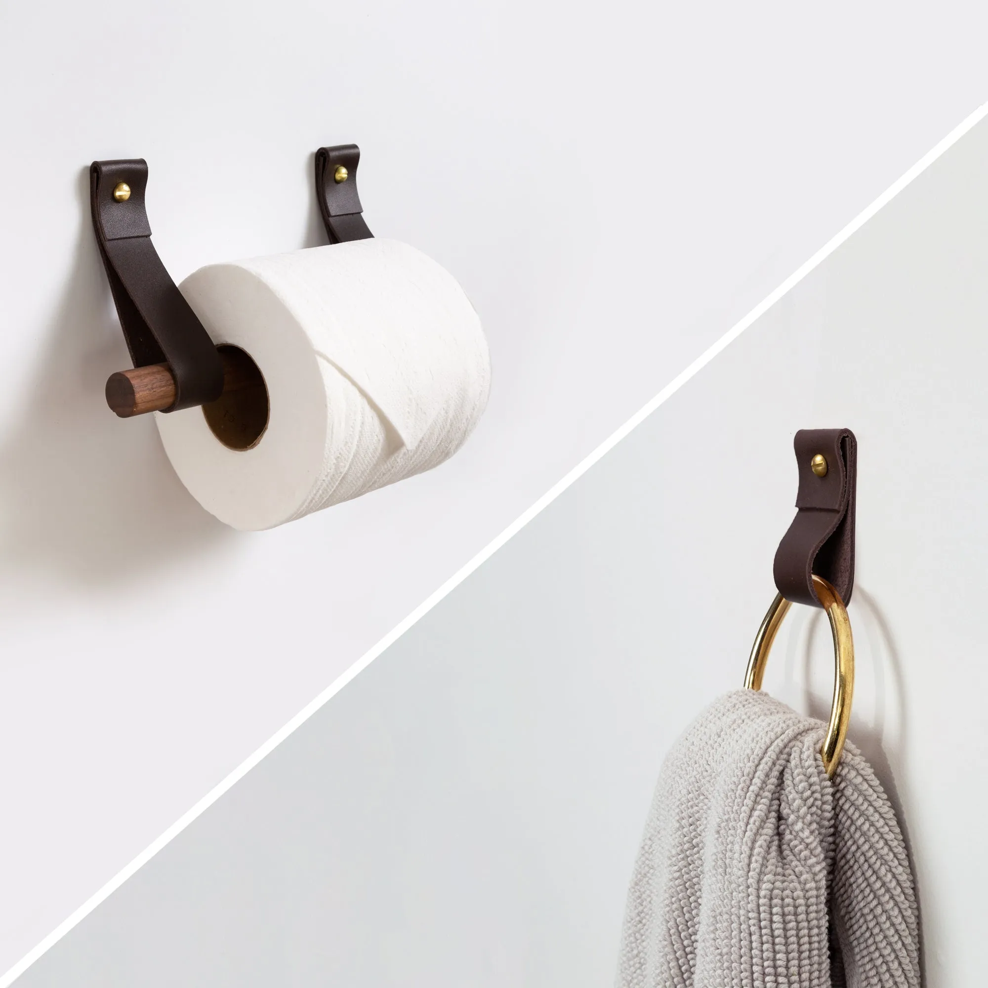 Towel Ring   Toilet Paper Holder Bundle