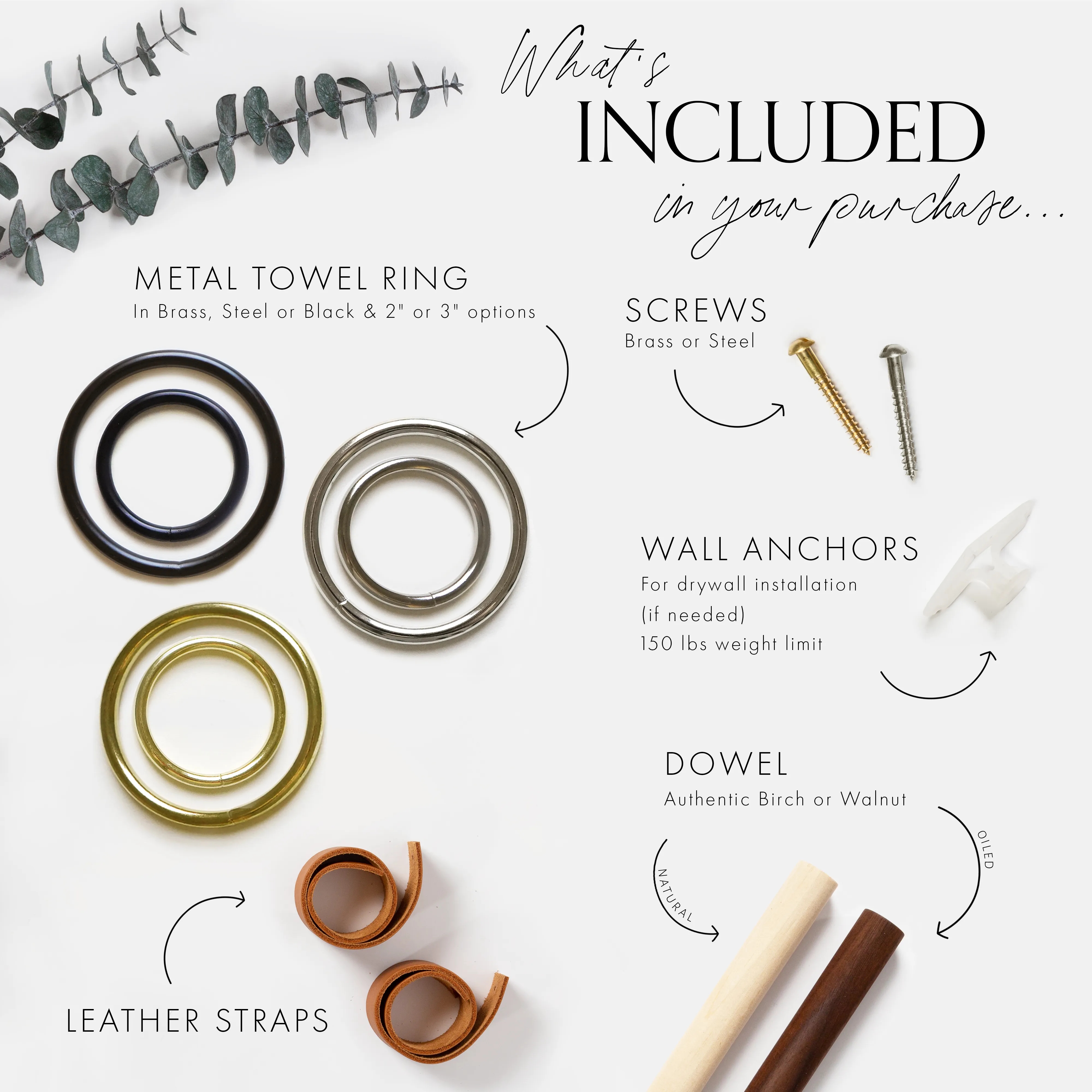 Towel Ring   Toilet Paper Holder Bundle