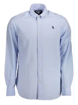 U.S. Polo Assn. Camicia da uomo manica lunga con bottoni al collo 6409152573 130 sky