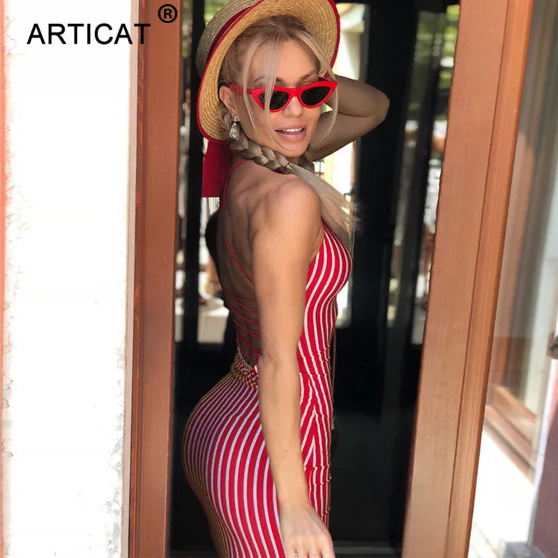 VenusFox Sexy Backless Bandage Dress