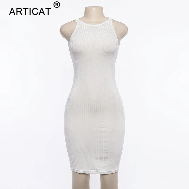 VenusFox Sexy Backless Bandage Dress