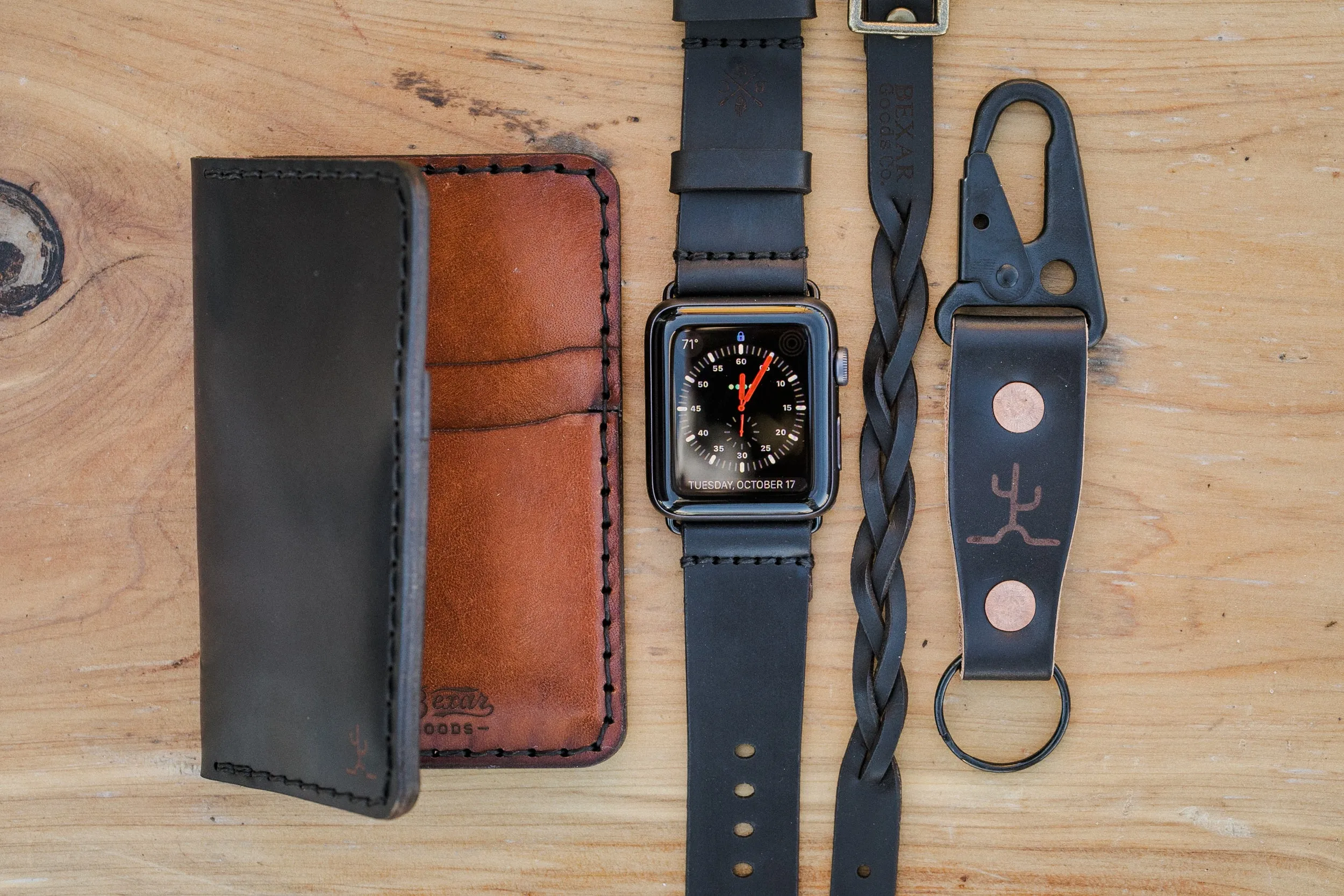 Vertical Wallet // Black Cordovan