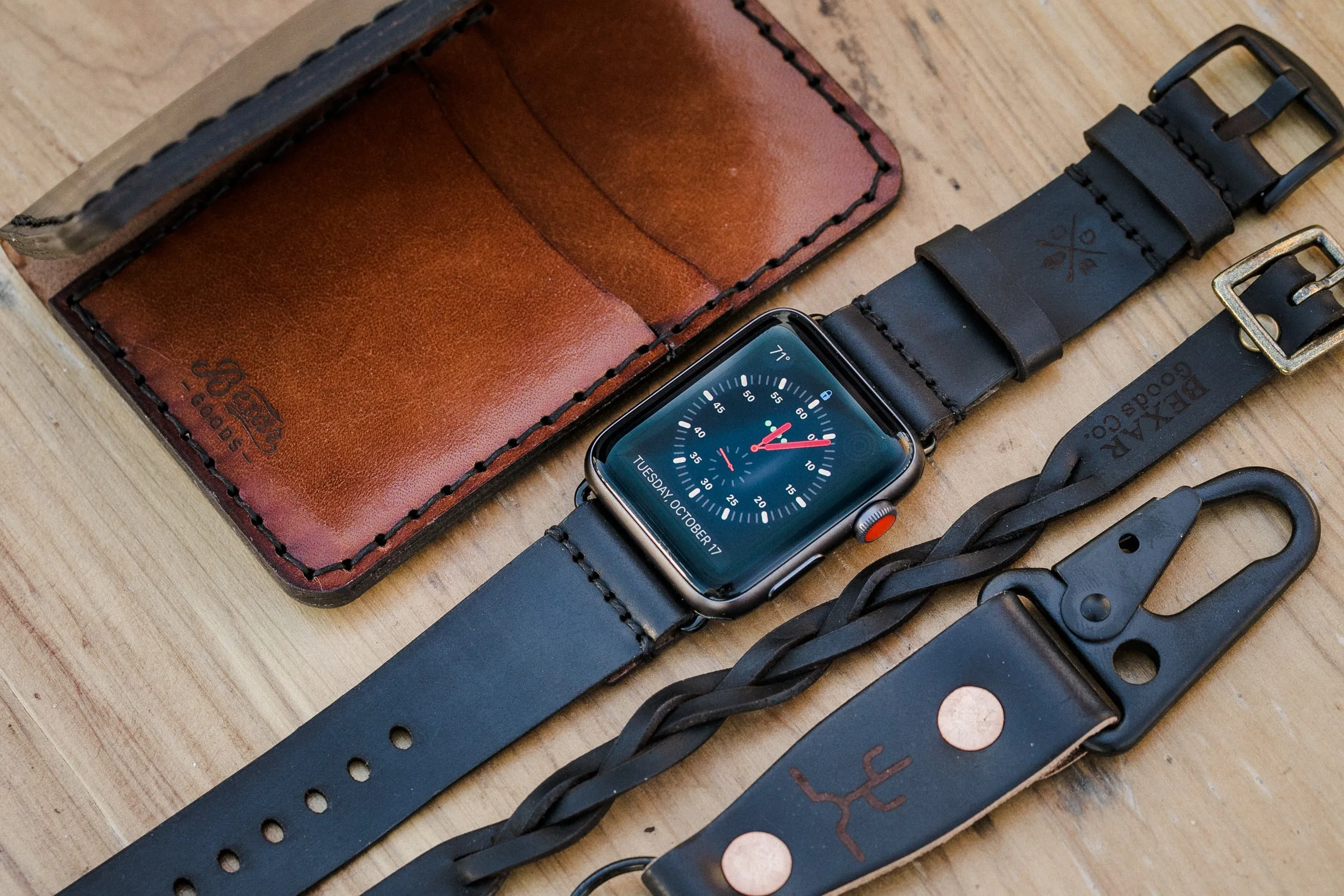 Vertical Wallet // Black Cordovan