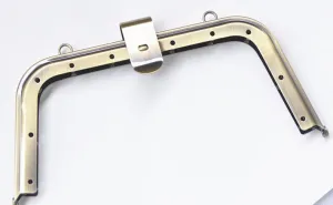 Vintage Bronze Purse Frame 26cm x 11cm