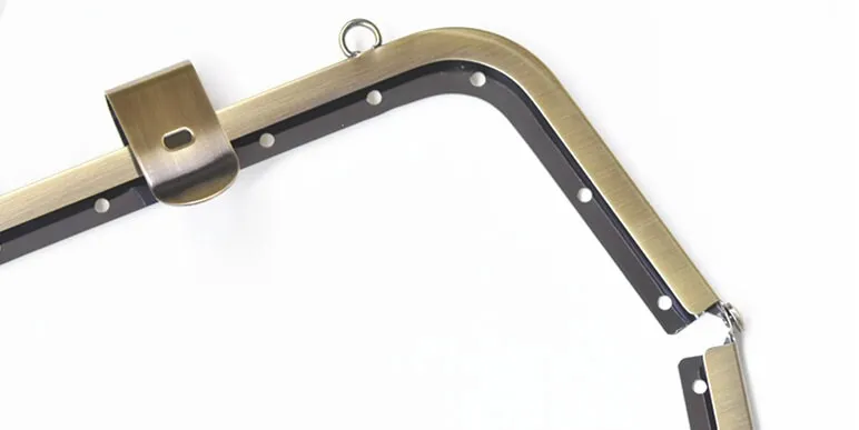 Vintage Bronze Purse Frame 26cm x 11cm