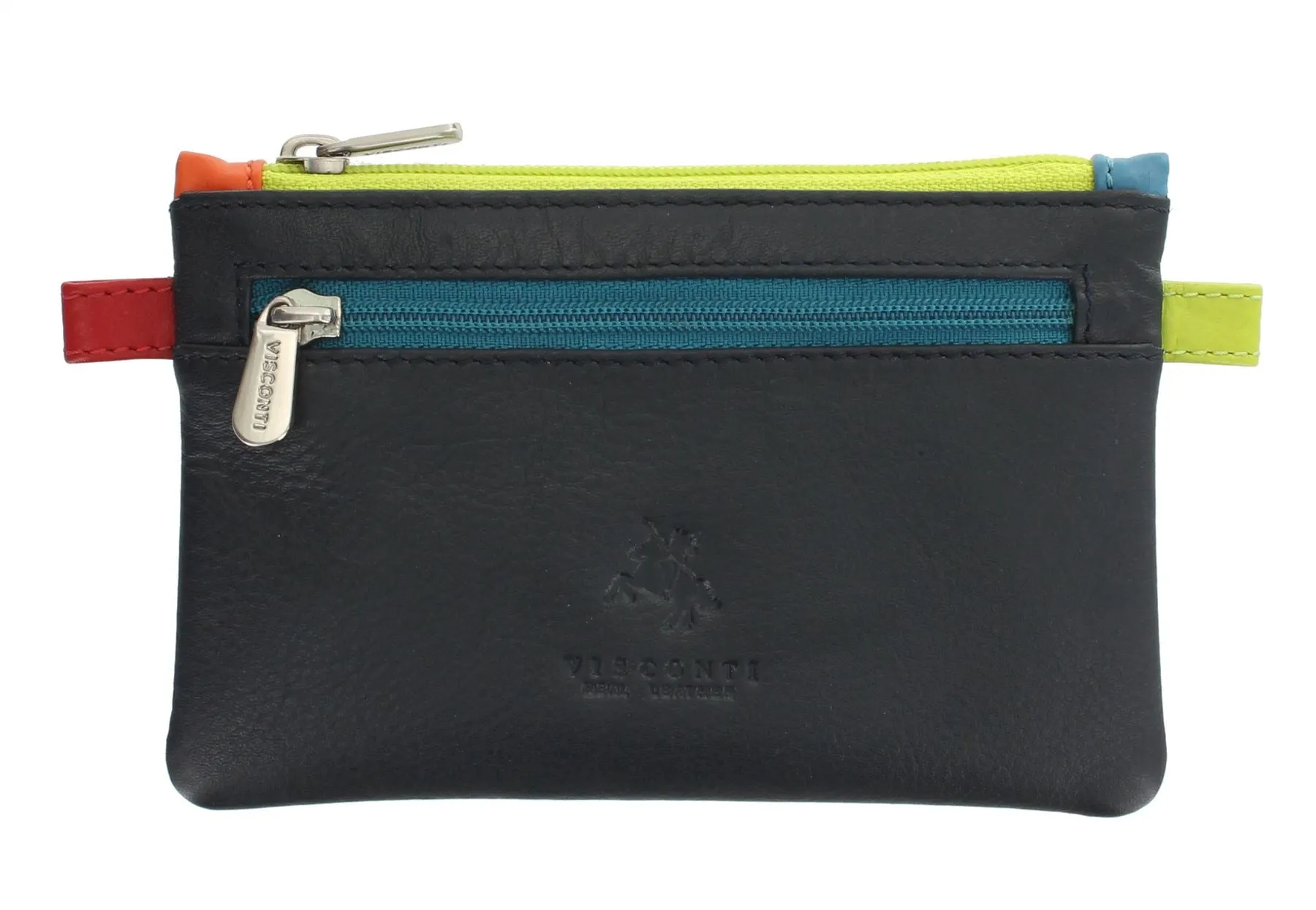 Visconti Leather Zip Top CORA Coin Purse With Keyring CP2