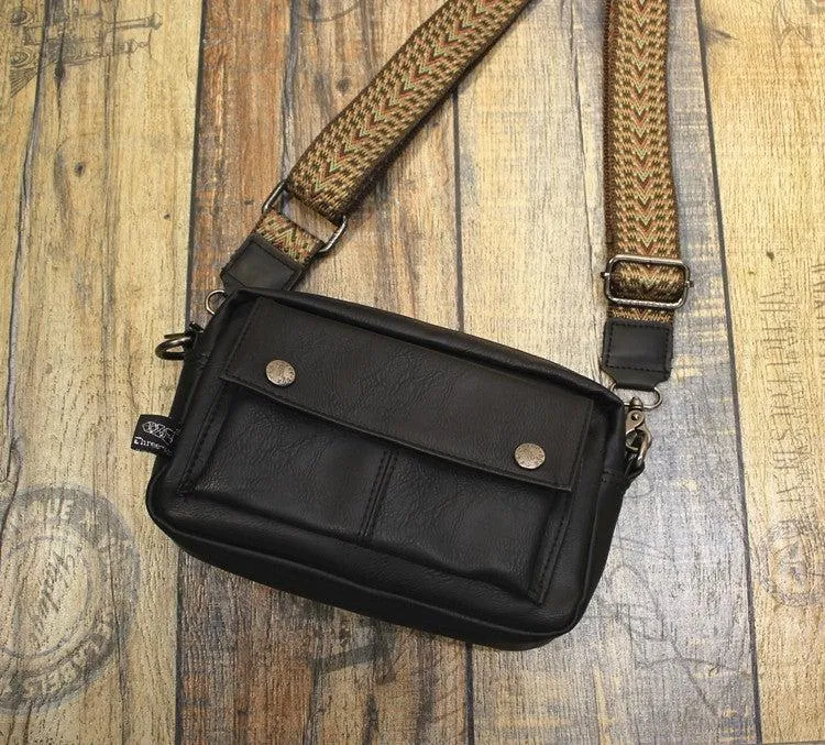 Vvsha  Christmas Gift Faux Leather Flap Shoulder Bag