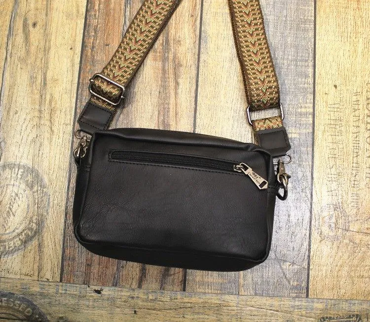Vvsha  Christmas Gift Faux Leather Flap Shoulder Bag