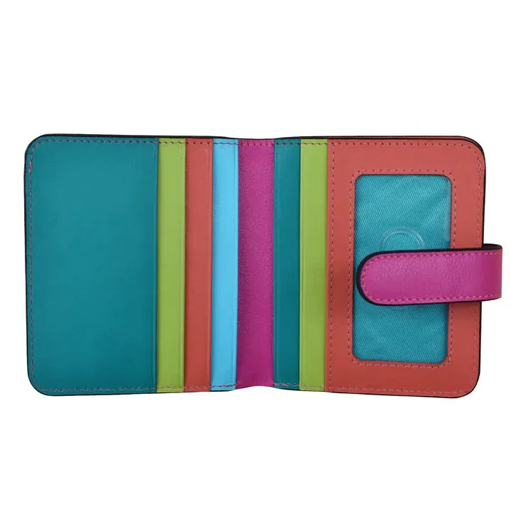 Wallet Small Bifold Paradise Multi Leather RFID Blocking 7301