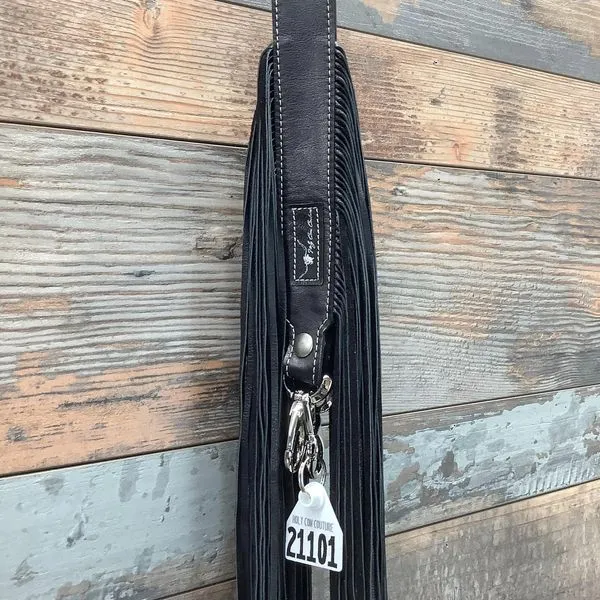 Western Mini Leather Fringe Strap 36" #21101