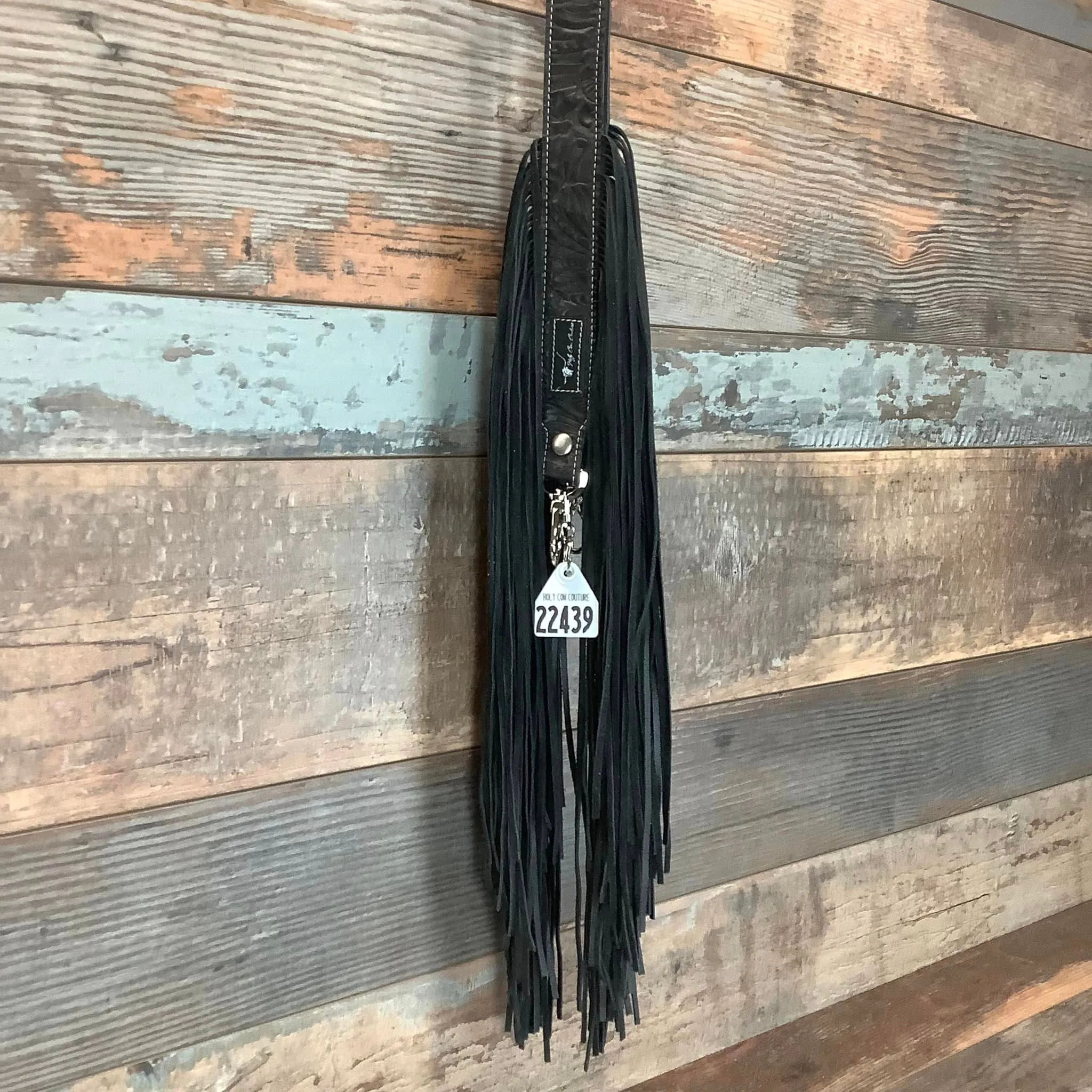 Western Mini Leather Fringe Strap 48" #22439