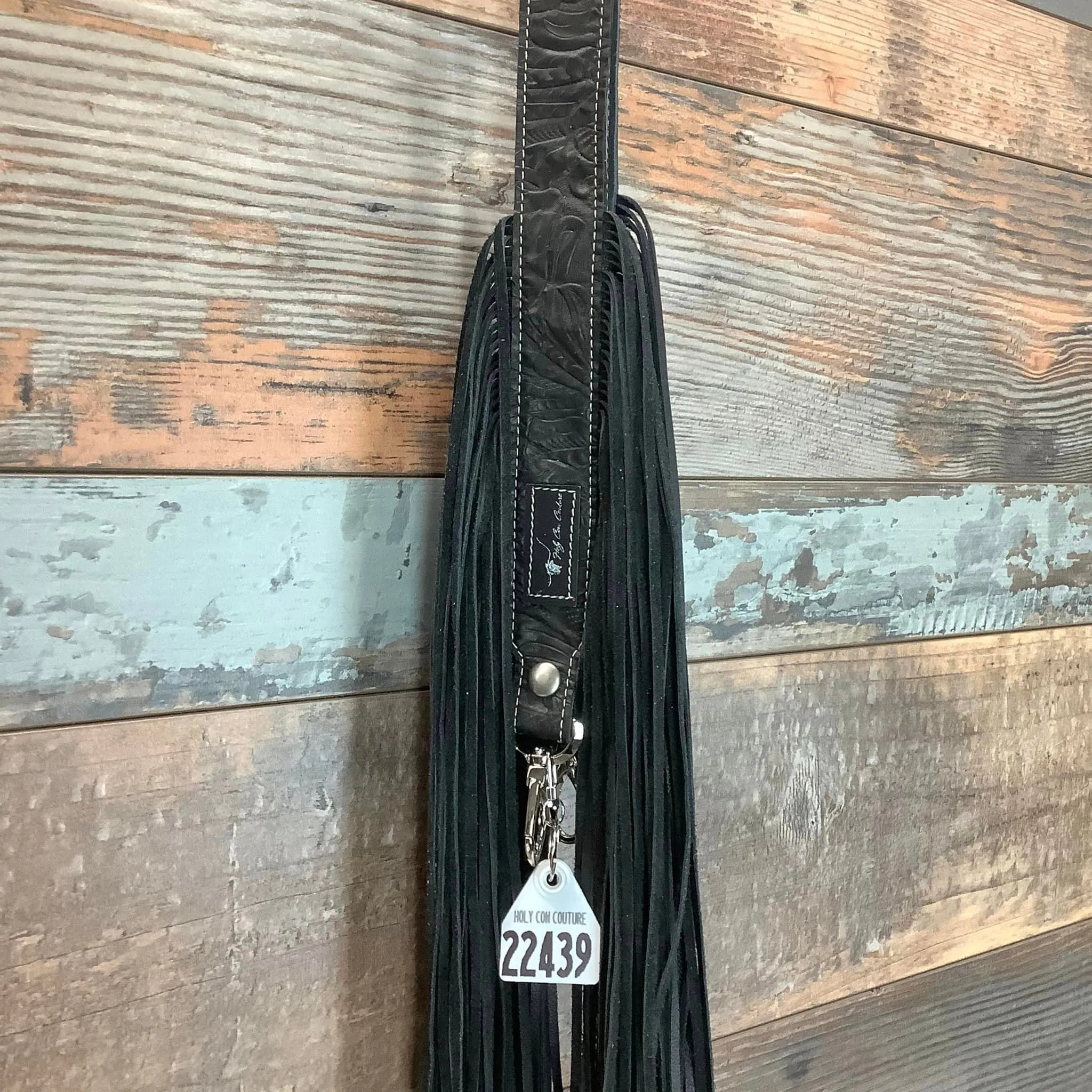 Western Mini Leather Fringe Strap 48" #22439