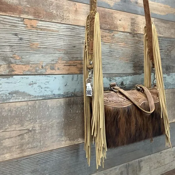 Western Mini Leather Fringe Strap 48" #24802