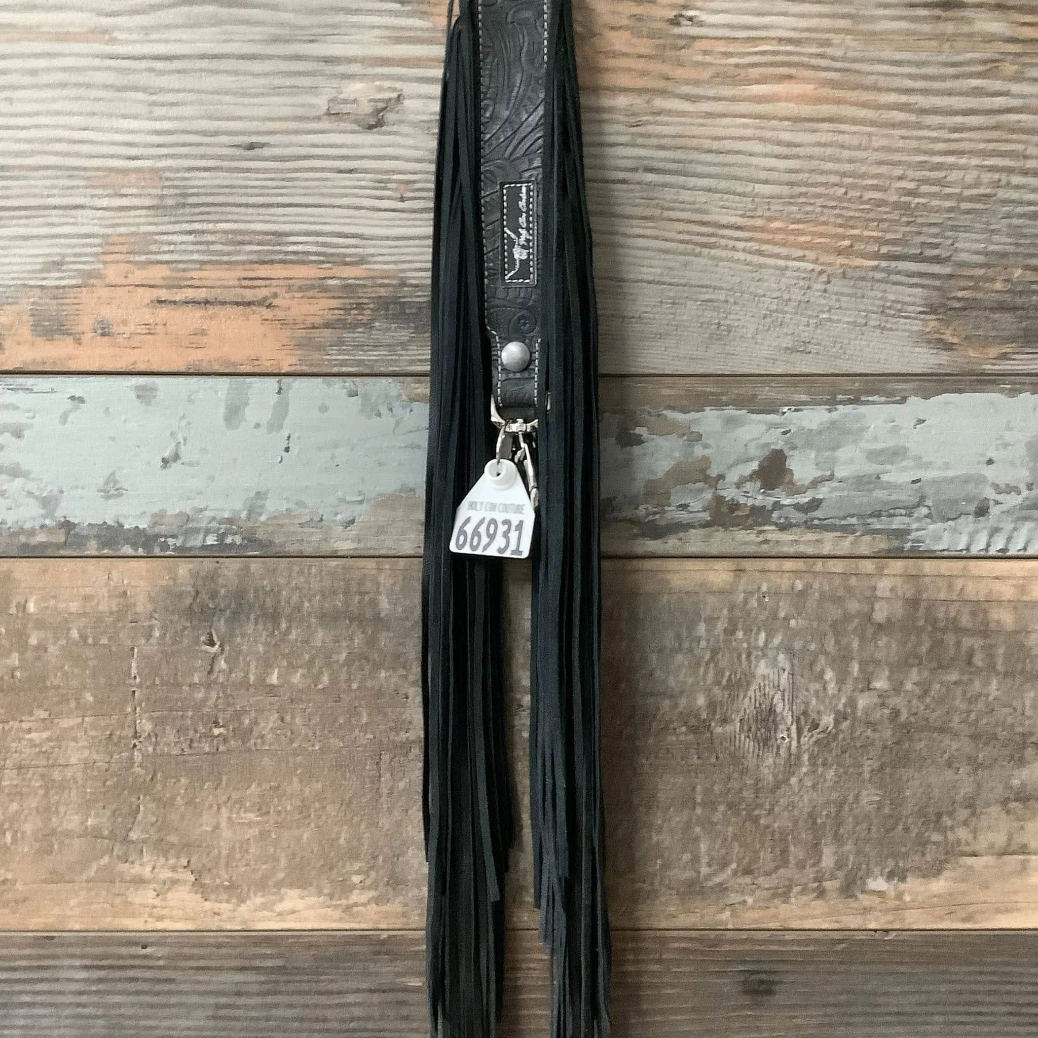 Western Mini Leather Fringe Strap 48" #66931