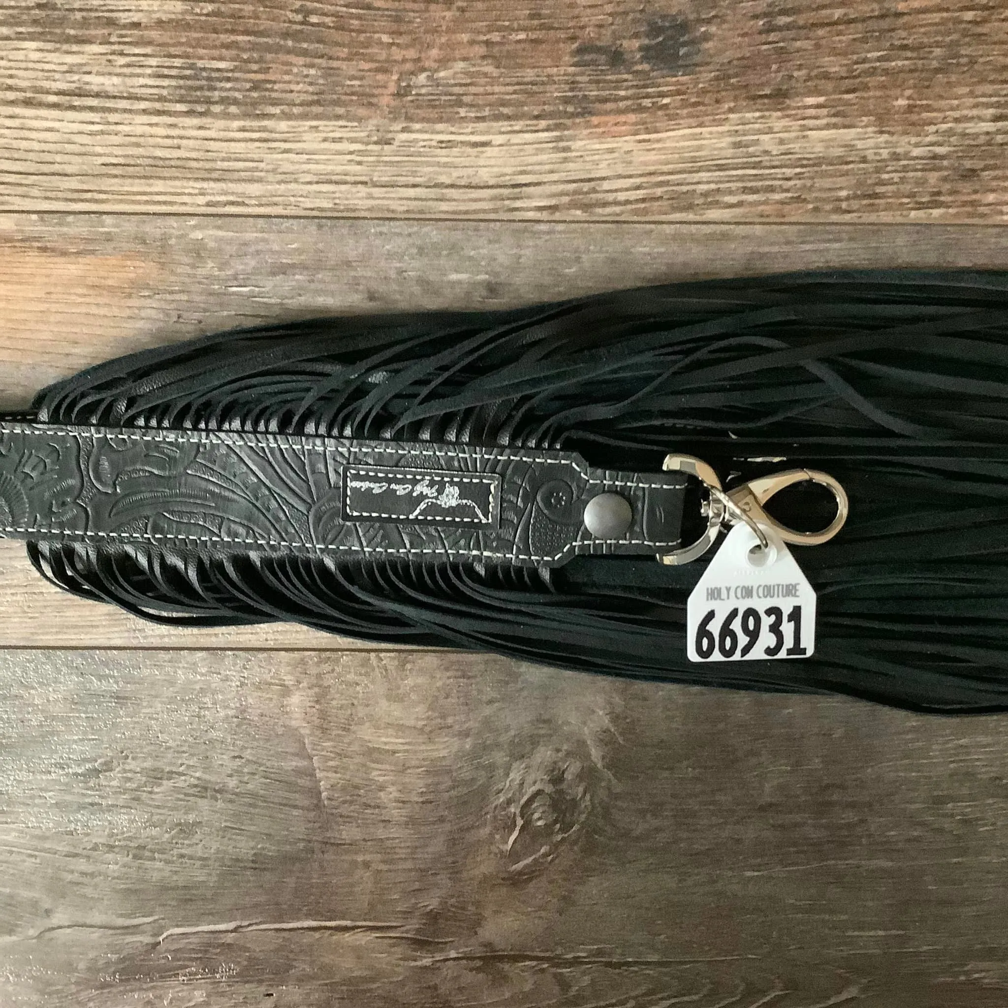 Western Mini Leather Fringe Strap 48" #66931