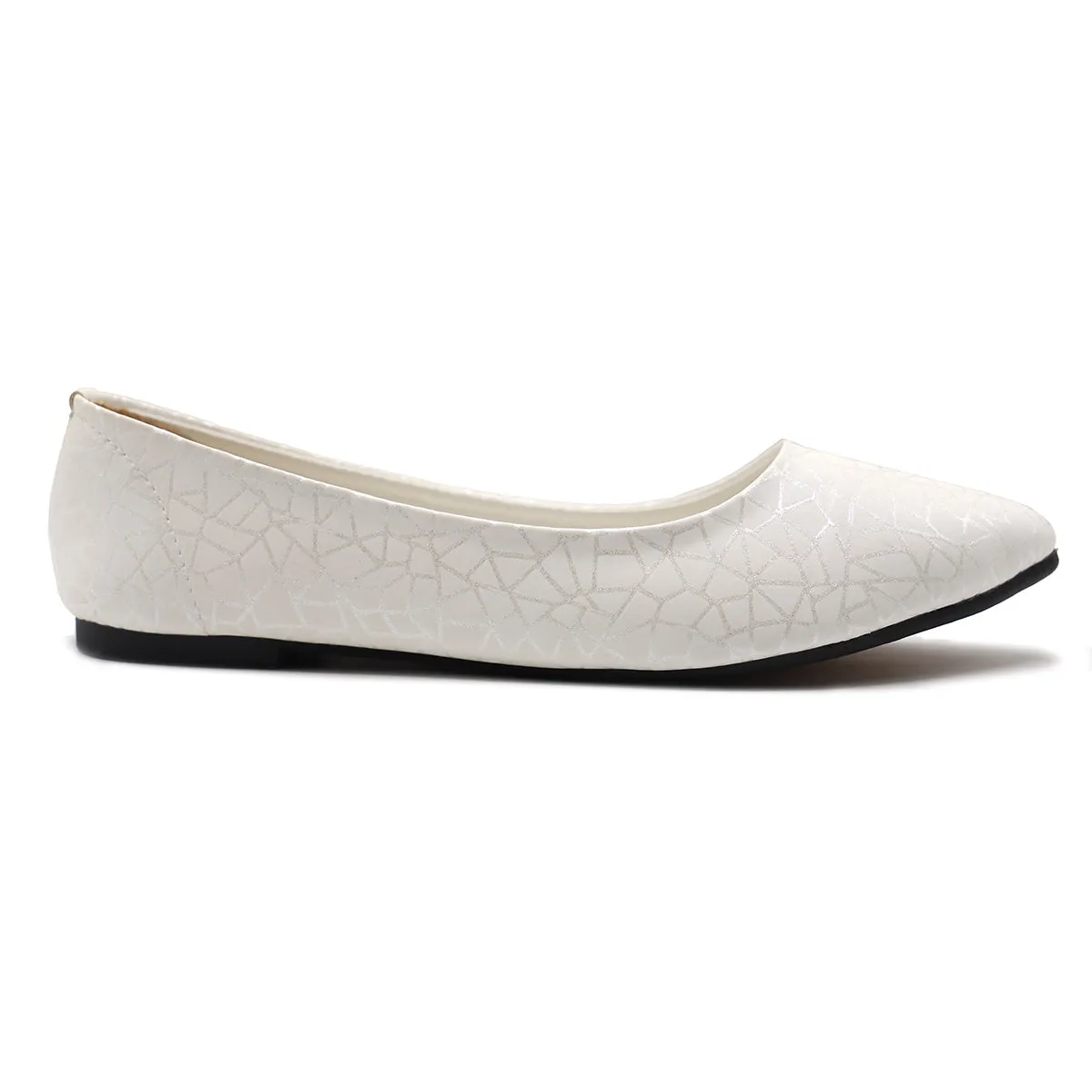 White Casual Pumps 090838