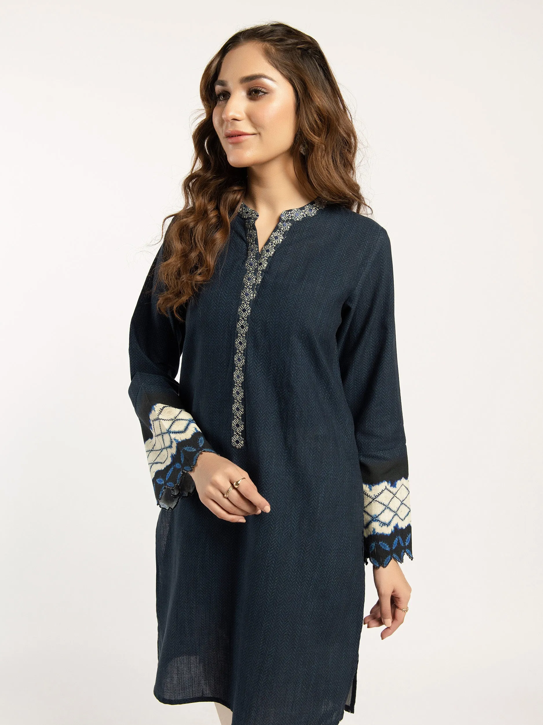Winter Cotton Shirt-Embroidered (Pret)