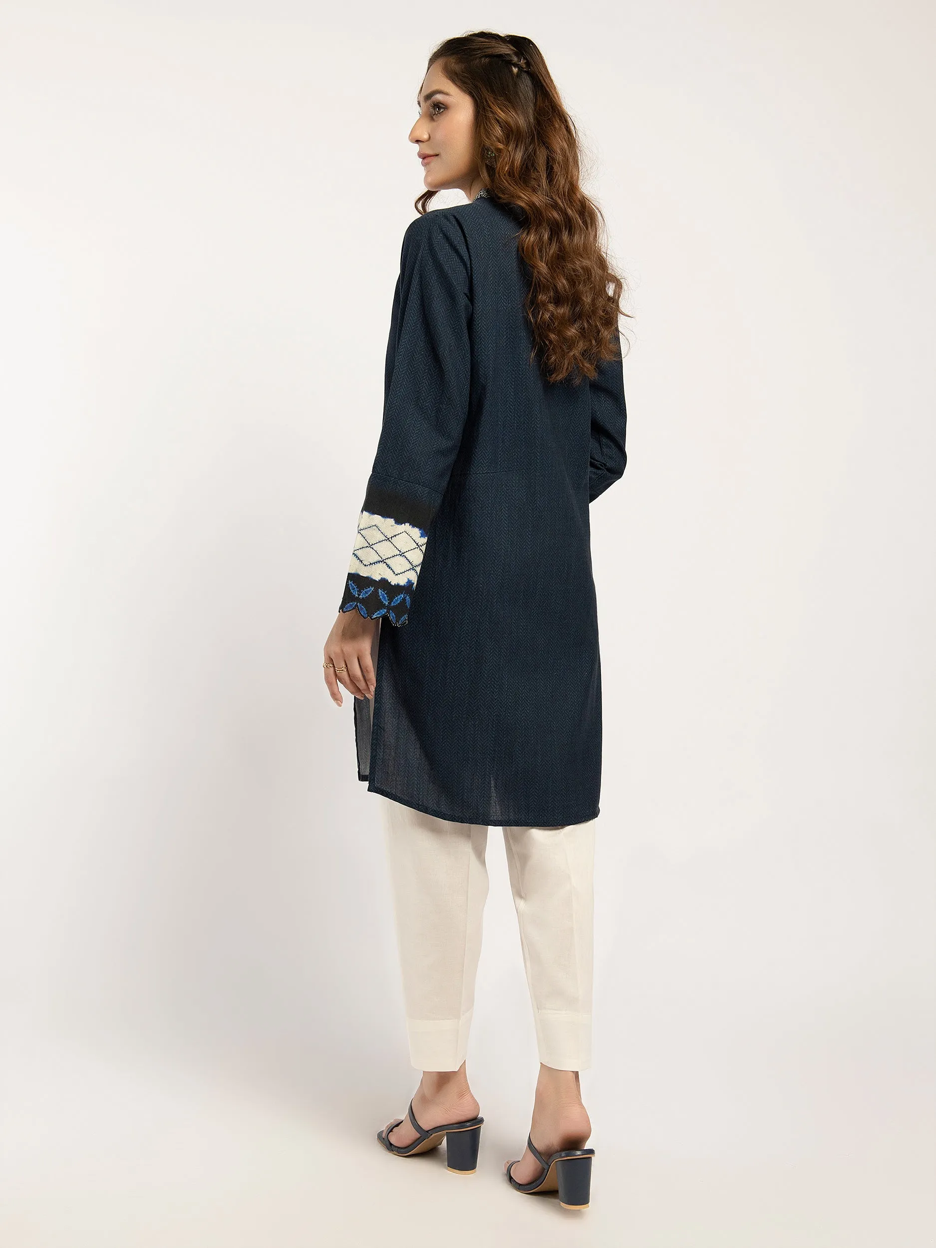 Winter Cotton Shirt-Embroidered (Pret)