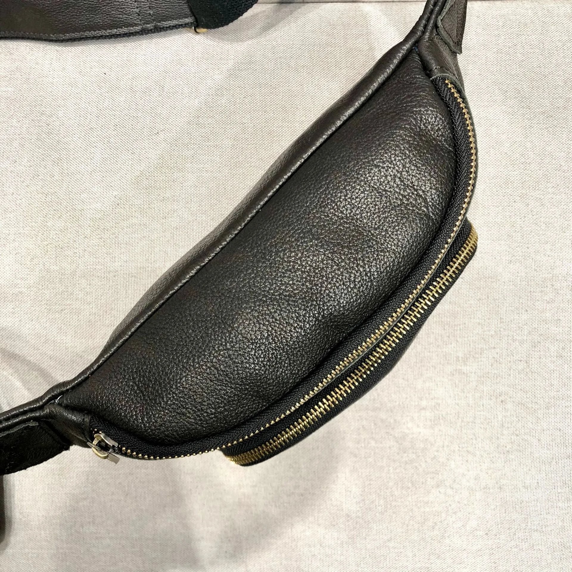 Womens Small Black Leather Sing Bags Chest Bag For Women