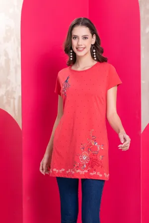 Women's Stylish Printed Long Top