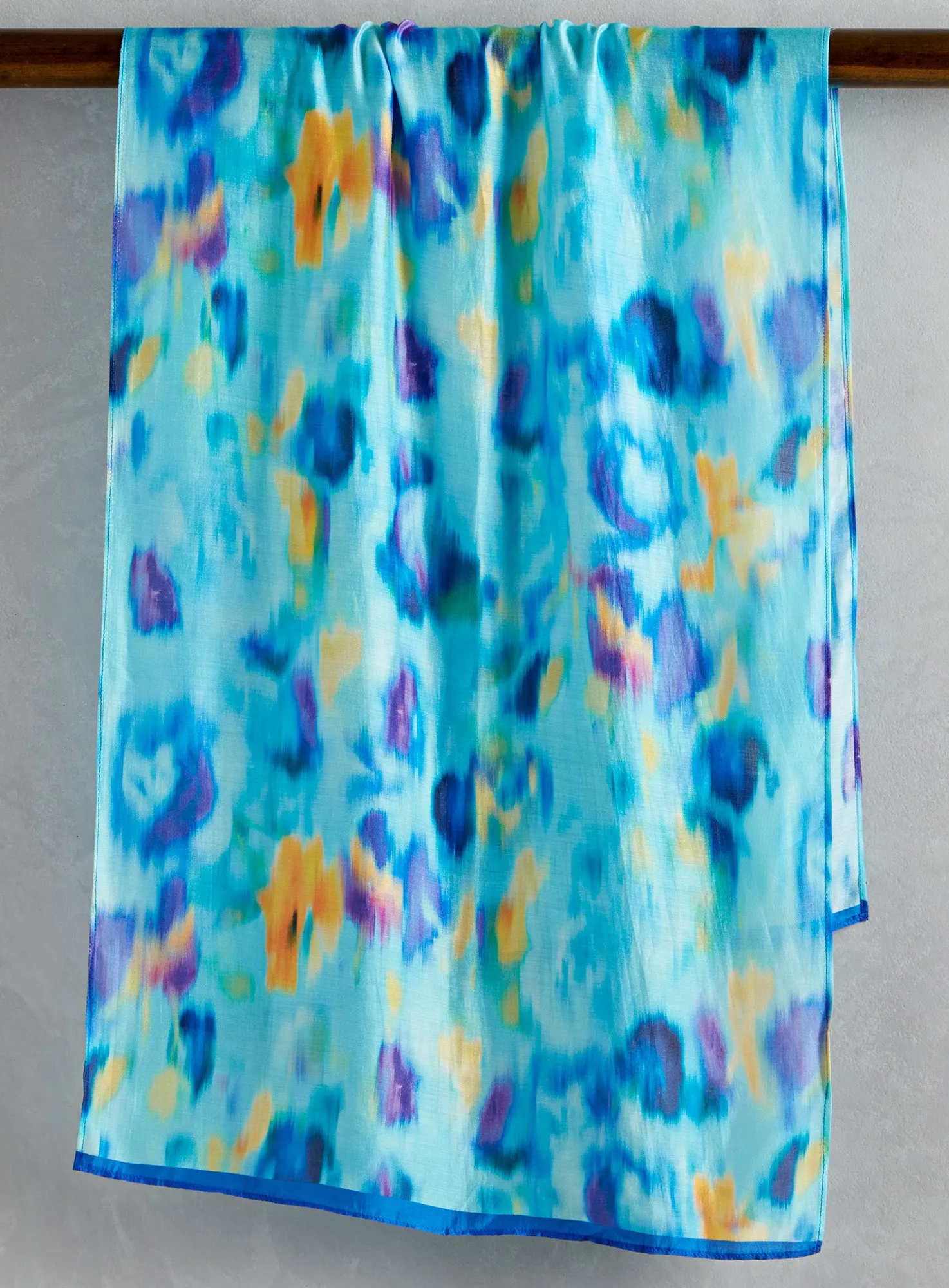 Woven Watercolor Scarf