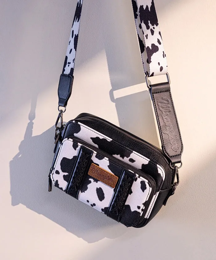 Wrangler Cow Print Crossbody Bag