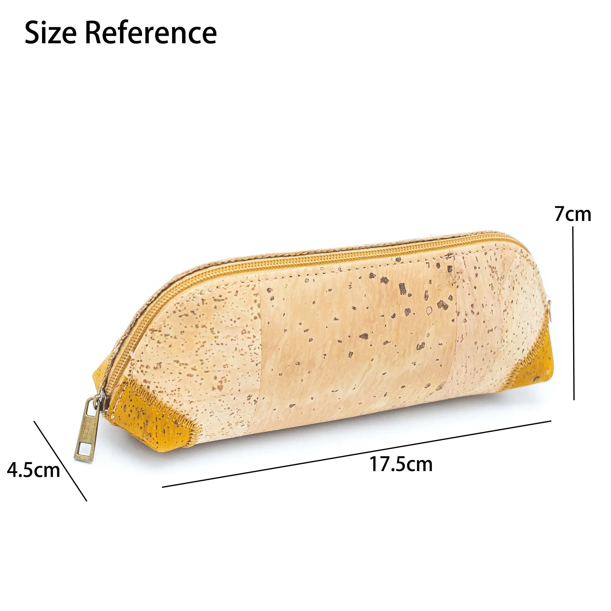 Yellow cork Pencil case  Cork Pouch Bagd-273-C(5units)